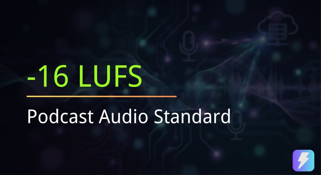 What is -16 LUFS Podcast Audio Standard