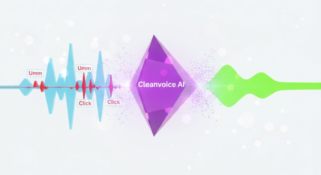 remove mouth noises from audio AI