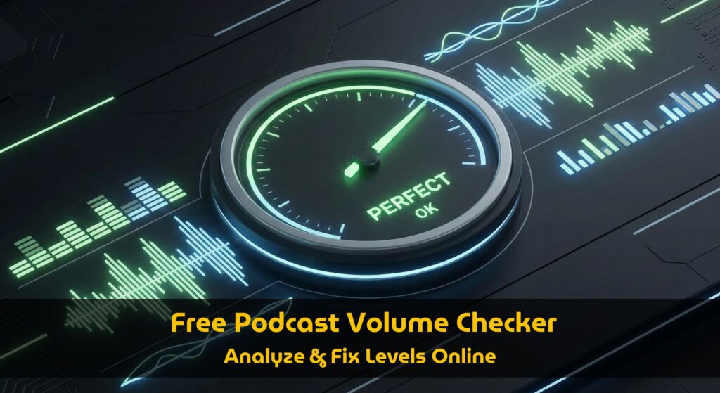 podcast volume check online