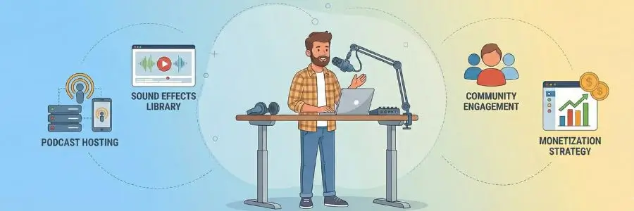 Using an free ai podcast script generator to create show notes