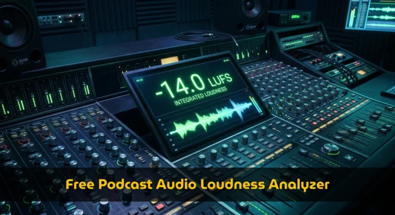 Best LUFS Meter Online Free Podcast Audio Loudness Analyzer