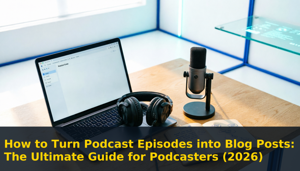 How to Turn Podcast Episodes into Blog Posts