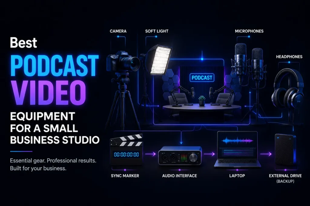 Best Podcast Video Equipment for a Small Business Studio