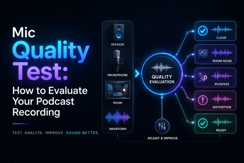 Mic Quality Test: How to Evaluate Your Podcast Recording