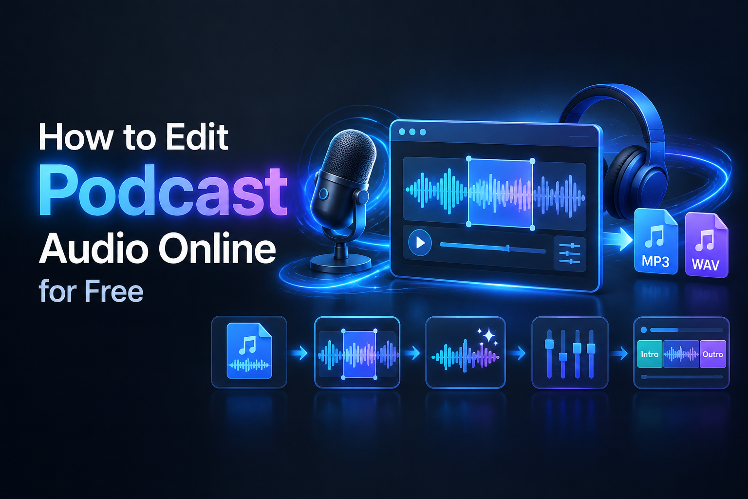 How to Edit Podcast Audio Online for Free