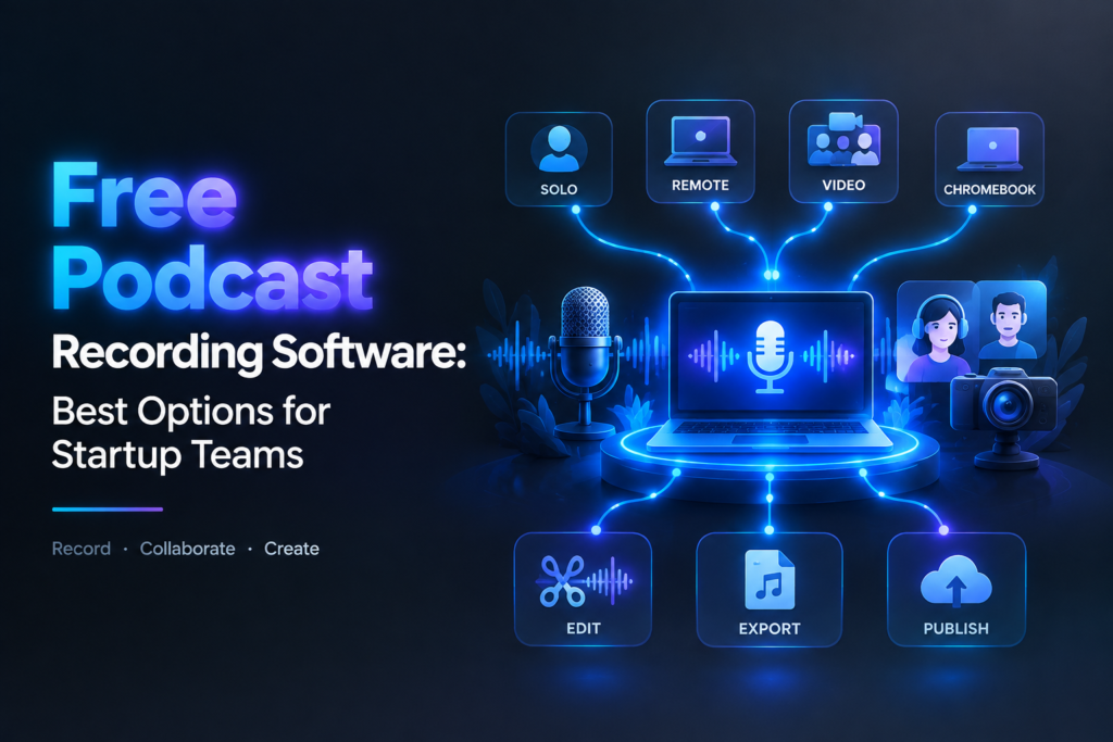 Free Podcast Recording Software: Best Options for Startup Teams