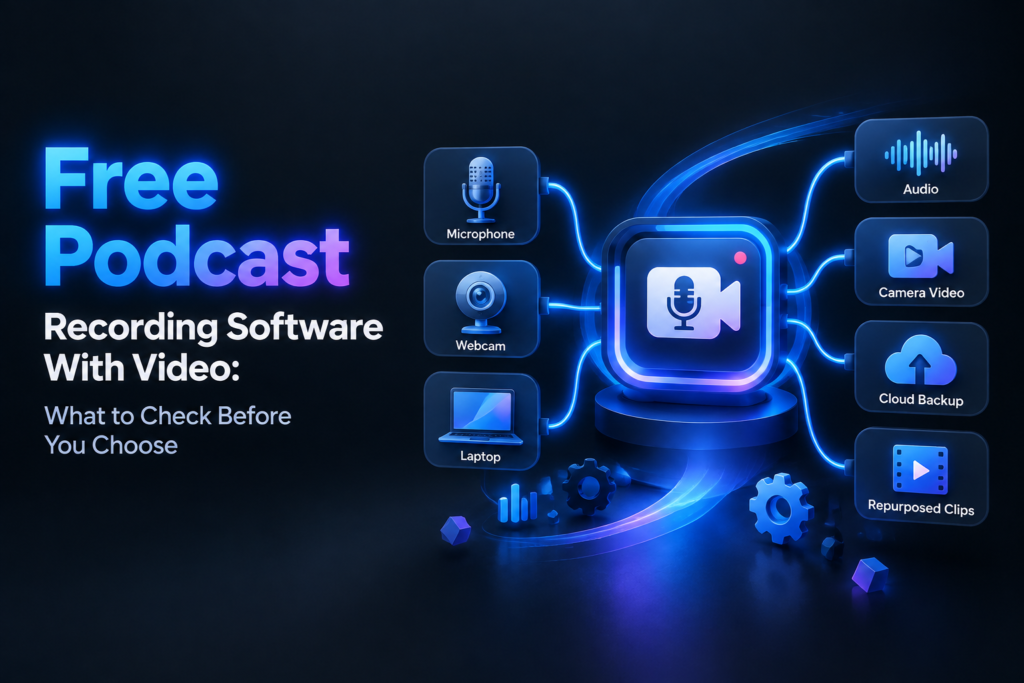 Free Podcast Recording Software With Video: What to Check Before You Choose